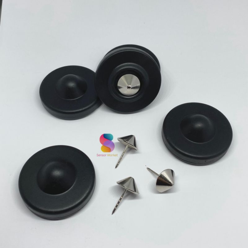 RF Ufo Tag Sensor  + Pin Paku Besi Kerucut