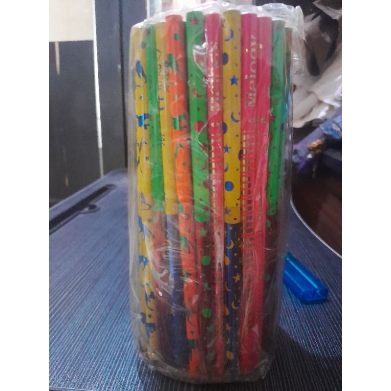 

PENSIL TULIS WARNA WARNI (metalik) 1pak isi 100pcs.