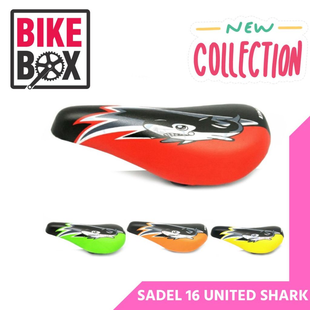 SADEL/JOK SEPEDA ANAK 16 UNITED SHARK (NEW)