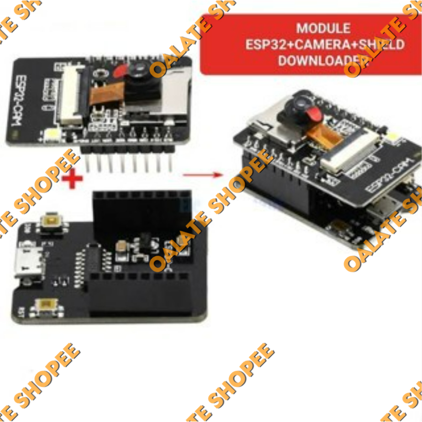 New Part Set Esp32 + Camera + Downloader Esp-32 Cam Ov2640