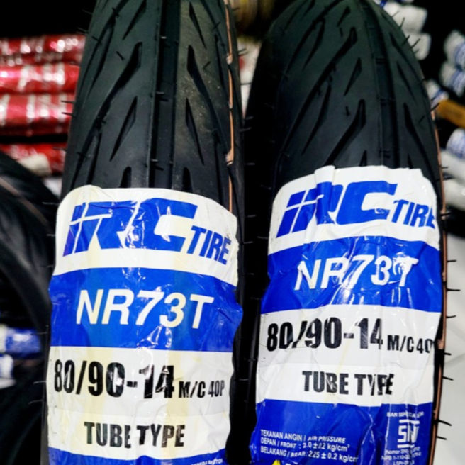 BAN MOTOR IRC NR73T UKURAN 80/90 90/90 RING 14 TUBETYPE