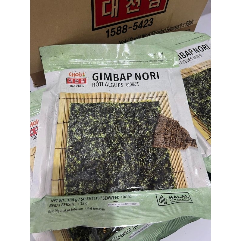 

Dae Chun gimbap 50 sheet (halal MUI) grade A