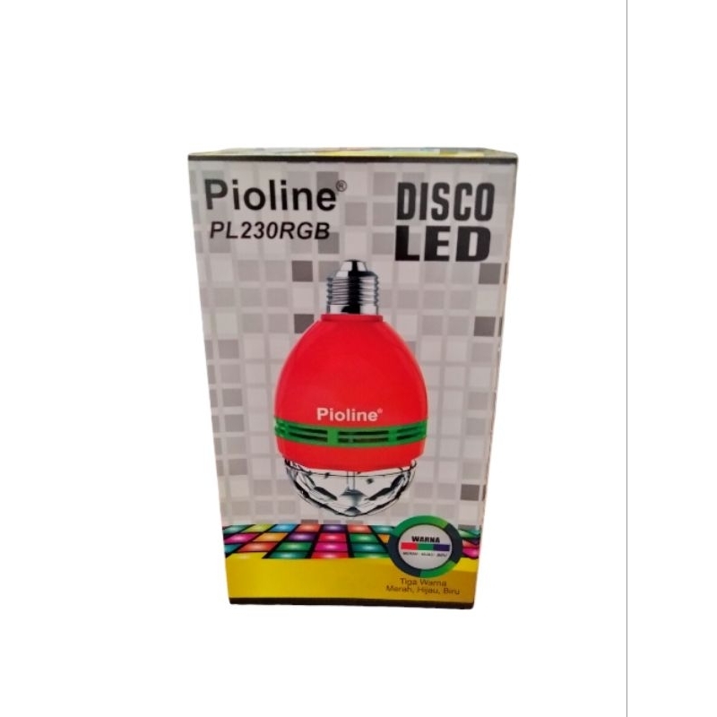 Pioline Lampu Disco Lampu Warna Warni Disco Led RGB PL230RGB Led Warna