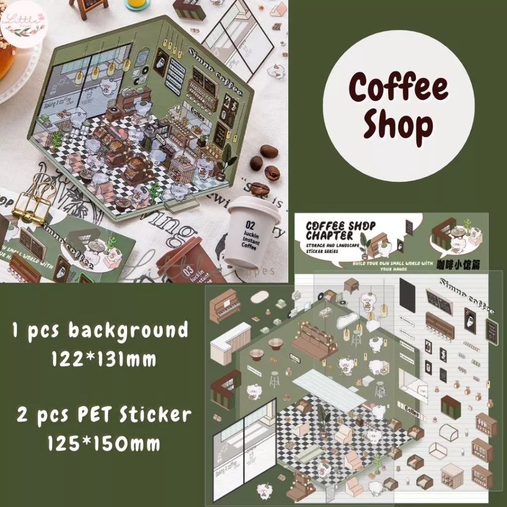 

STICKER 3D Premium Satisfying Decoration Landscaping Creative Mainan Anak Unik Lucu COD Viral Korea