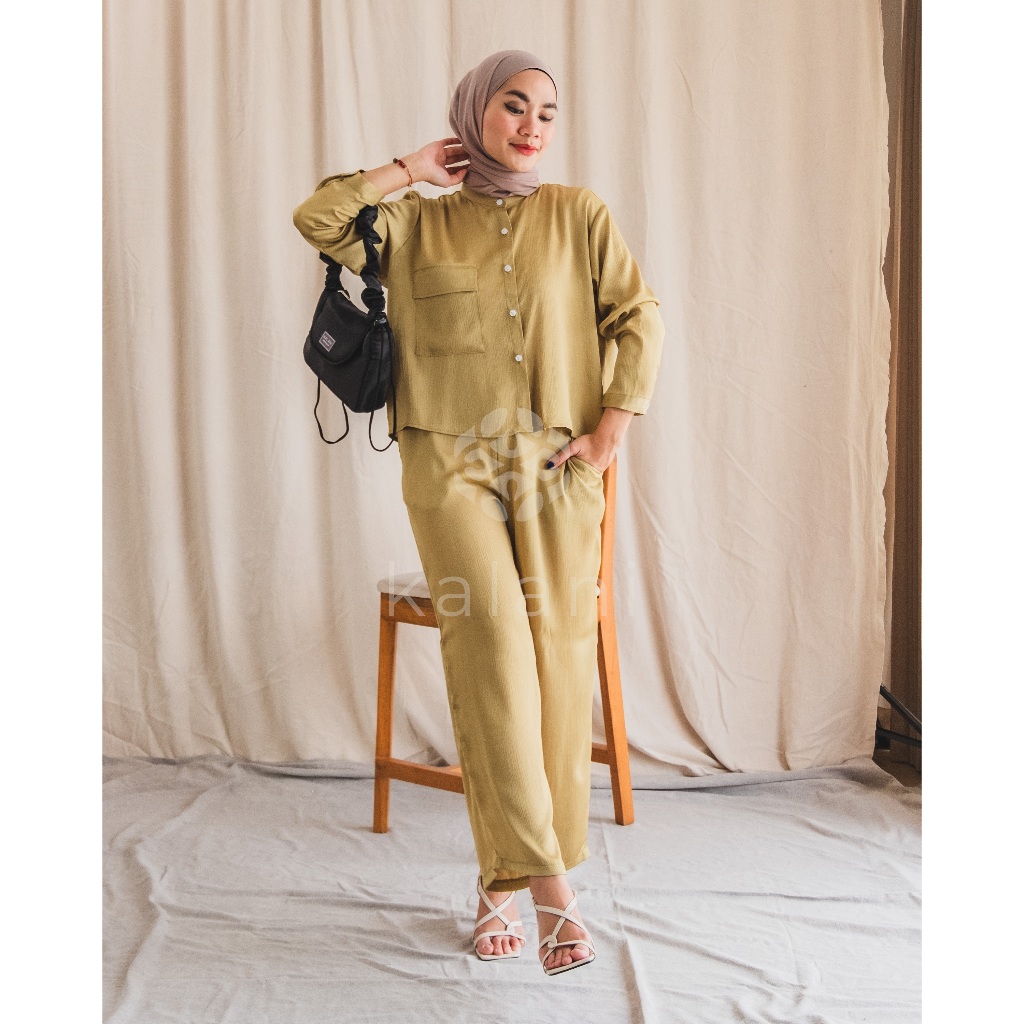 KALANI LABEL LUANA SET KEMEJA DAN CELANA