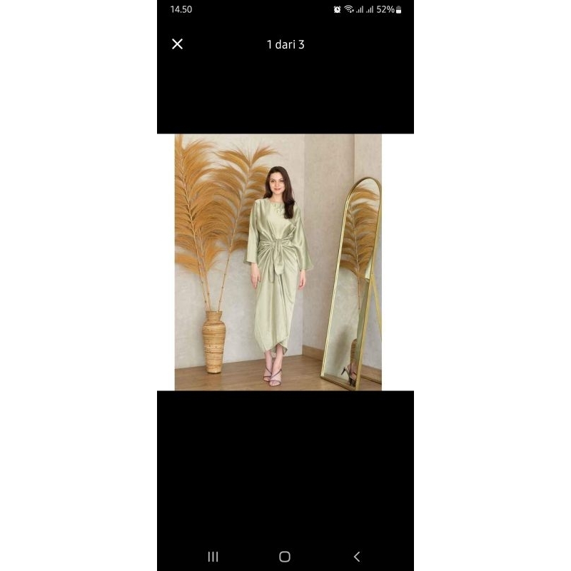 DRESS KONDANGAN SAGE GREEN NEW