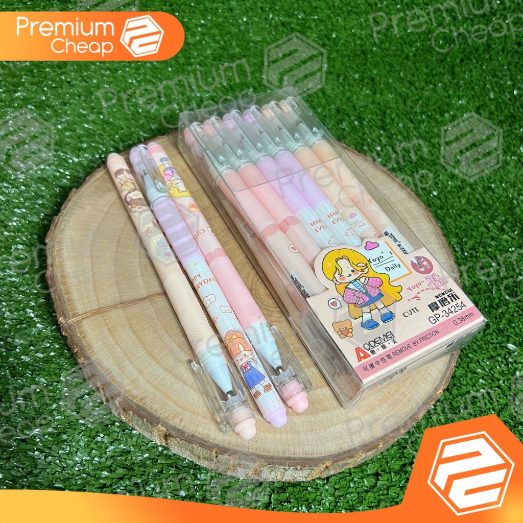 

[12 PCS] Pen Hapus Gel Pen Erasable Odemei GP34254 Yoyo