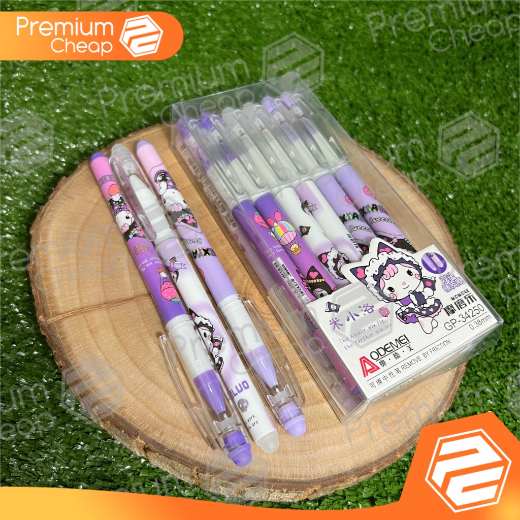 

[12 PCS] Pen Hapus Gel Pen Erasable Odemei GP34250 Xia