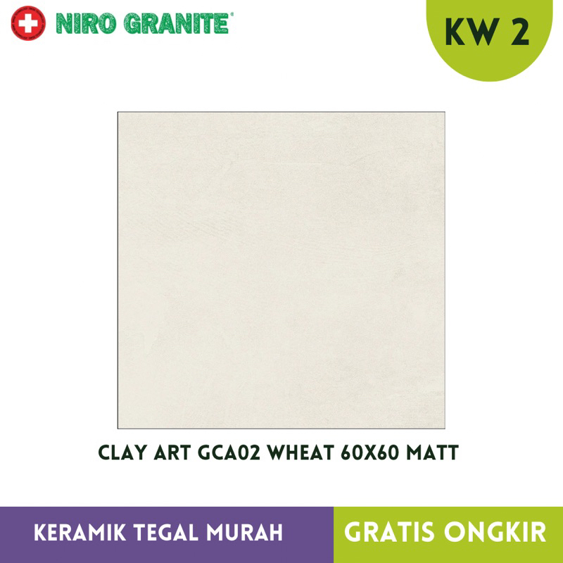 Granit Teras Matt Niro Granite 60x60 kw2 Clay Art GCA02 Wheat