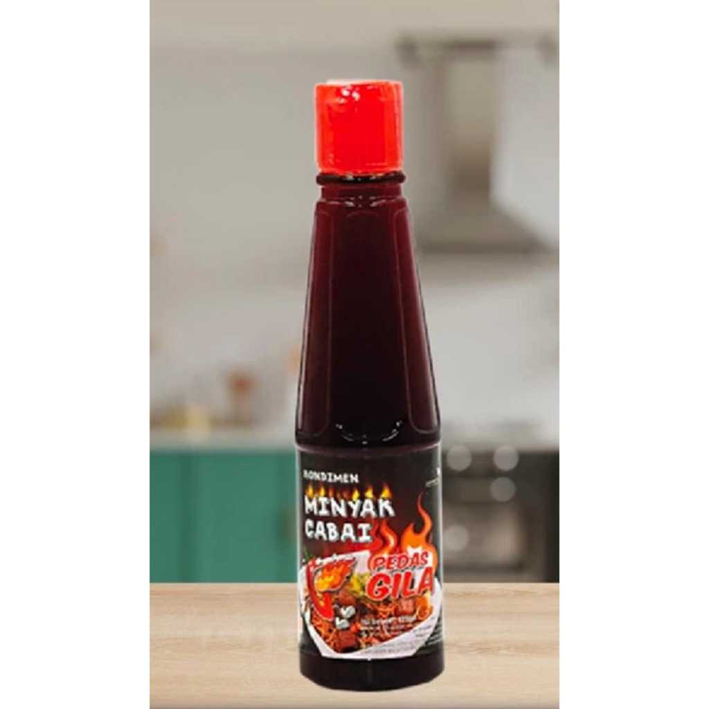 

KONDIMEN MINYAK CABAI SPICY 135 ML / MINYAK CABE PEDAS GILA CHILI OIL 135ML