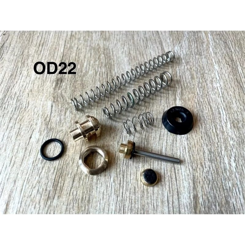 sparepart can on od 22 steanliss - perset bahan steanliss - spring set steanliss - oring set - per  