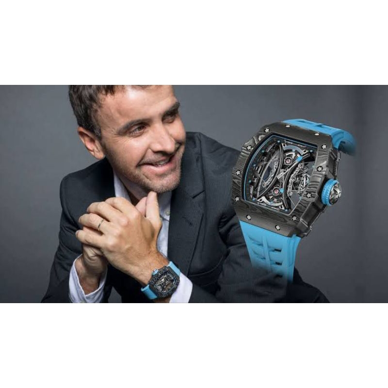 jam tangan pria terbaru jam tangan model rm 53 swiss Pablo McDoug Sapphire clone 1:1