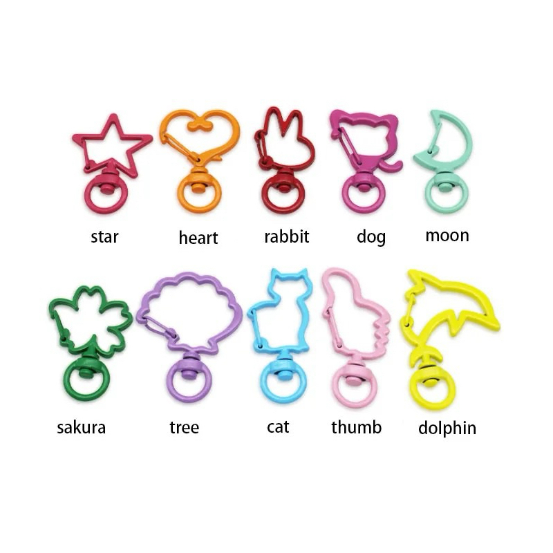 Kaitan Besi Karakter Kait Hook Clasp Gantungan Kunci