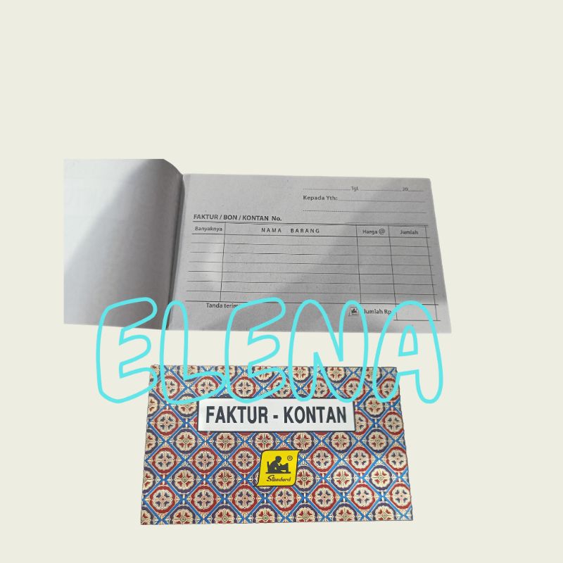 

bon faktur rangkap 1/bon faktur standart/bon faktur bahan stensil/nota