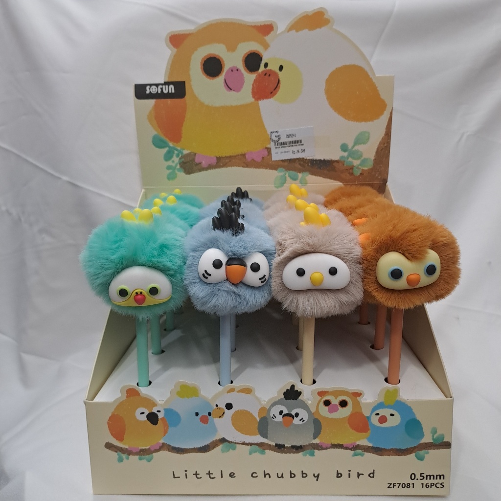 

Gramedia Cirebon - Sofun Birds Pompom Pen ZF7081