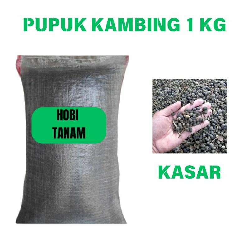 Pupuk kandang 1 kg termendil kohe kambing pupuk