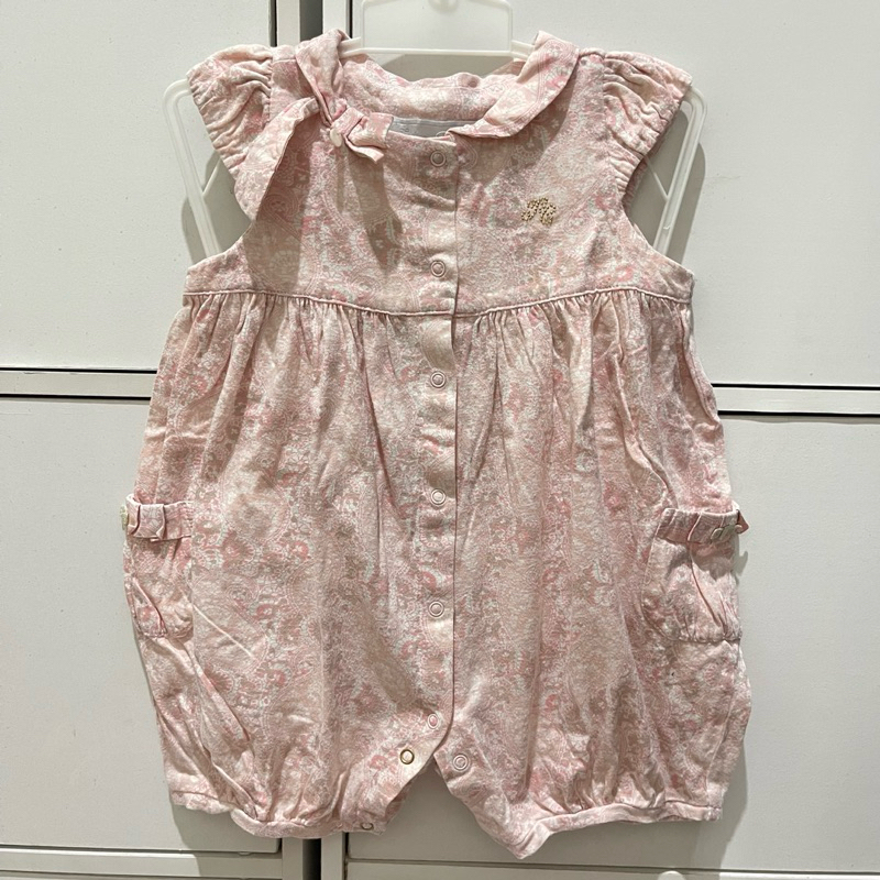 Romper bayi vintage tartin*e et chocolat*e prelov, 1-2th