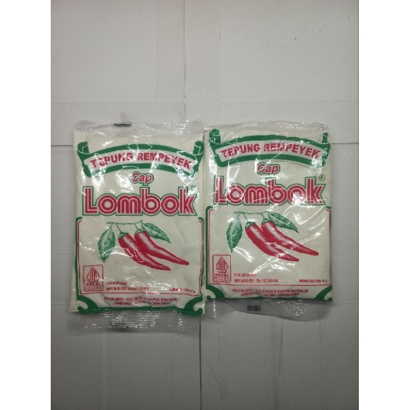 

Tepung Rempeyek Cap LOMBOK 65GR