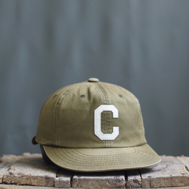 Covernat C logo olive 6 panel hat