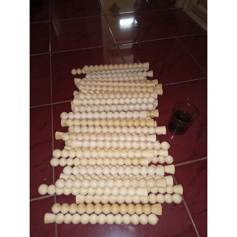 Kaki sangkar Kayu bulat per 10 batang