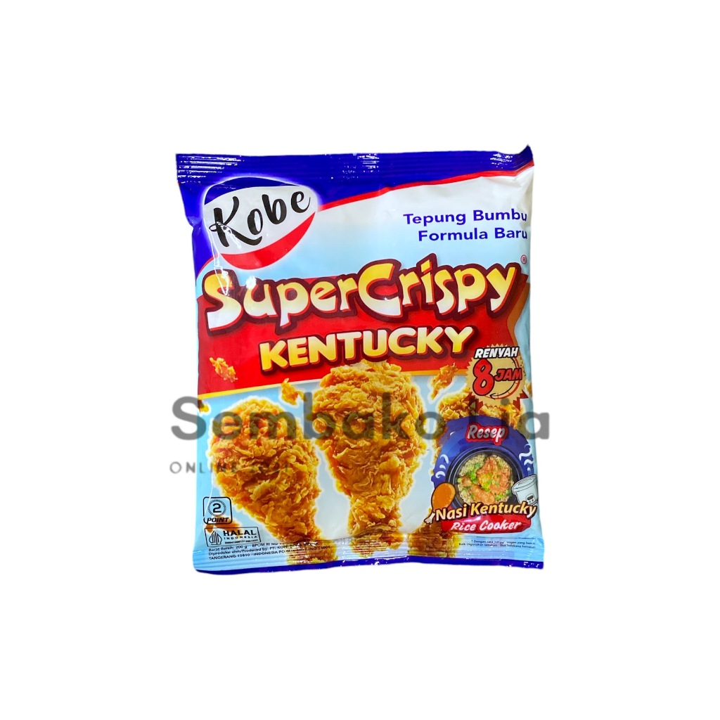 

Kobe Tepung Bumbu Kentucky Super Crispy 210gr