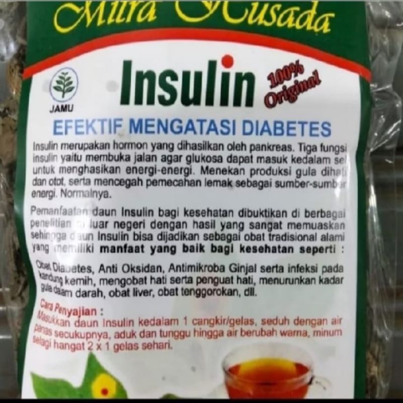 

Daun Insulin/Efektif Mengatasi Diabetes 100% Original (1 bks)