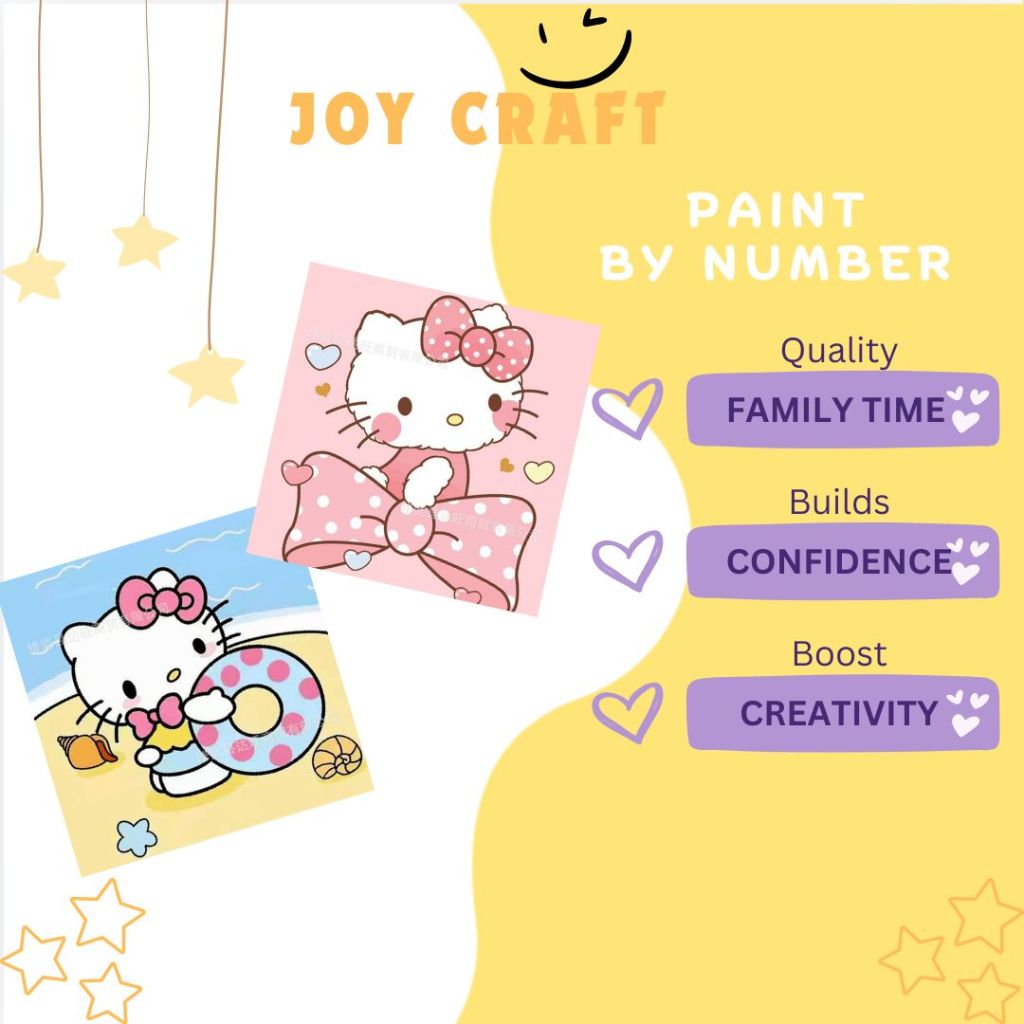 

JoyCraft Paint by Number DIY Painting Kit Number Painting Series 7