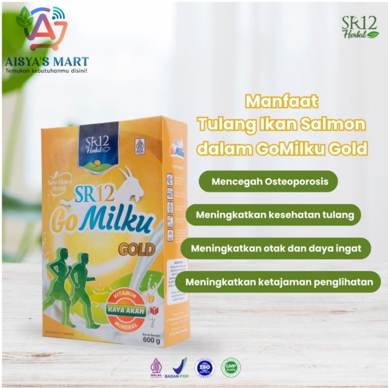 

(COD) Gomilku SR12 Gold | Susu Kambing Etawa Asli | Susu Kambing Untuk Lansia | Susu Kesehatan Tulang | Atasi Nyeri Sendi Pegal Linu