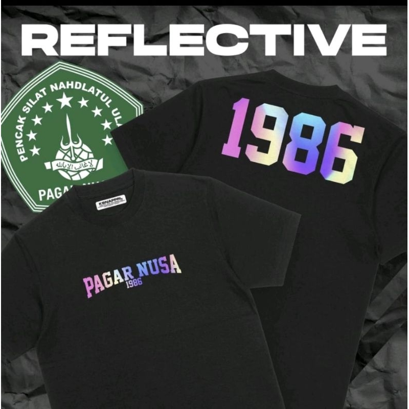 KAOS PAGAR NUSA 1986 LOGO PELANGI PN NUSANTARA