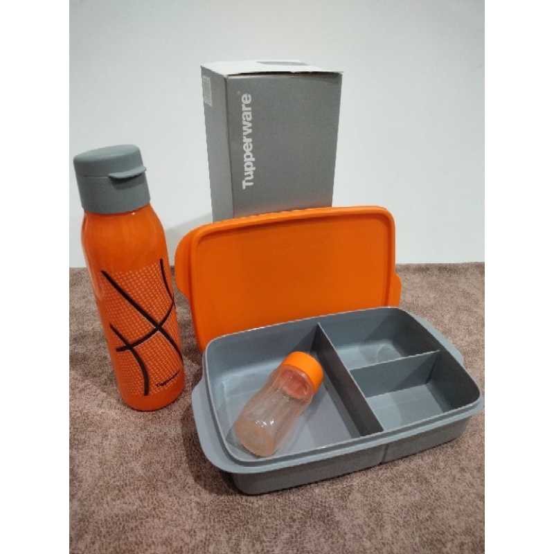 Bekal Tupperware/Coolteen lunch box/cool teen Tupperware/cool teen set/eco fashion 500ml/eco bottle 