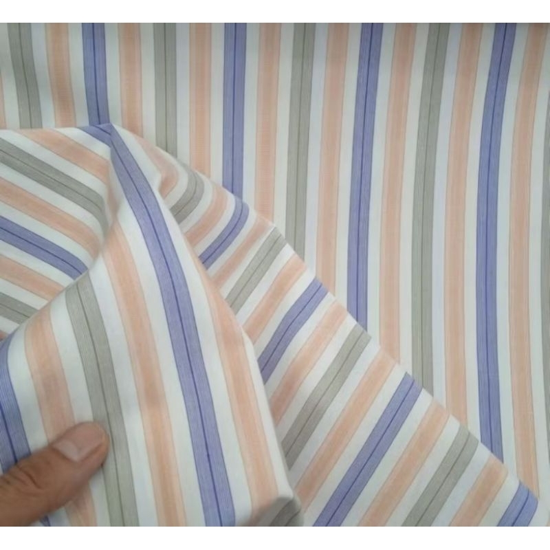 KAIN KATUN SALUR YANDET  PREMIUM SALUR SALEM BIRU