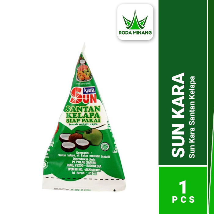 

Sun Kara Santan Cair Kelapa Segitiga Kerucut TCA 65ml 65ml