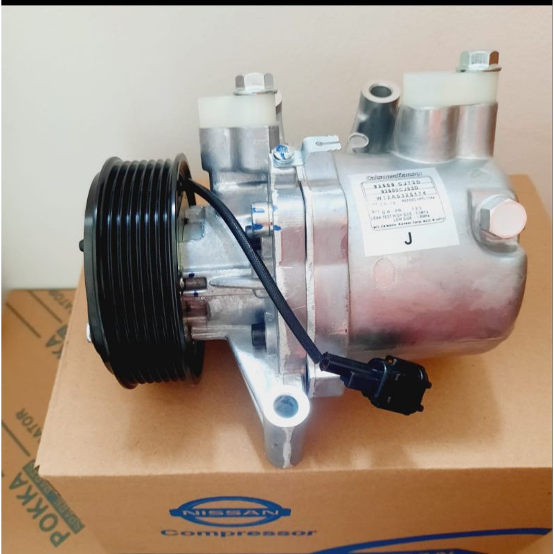kompresor kompresor AC mobil Nissan march OEM Nissan calsonic