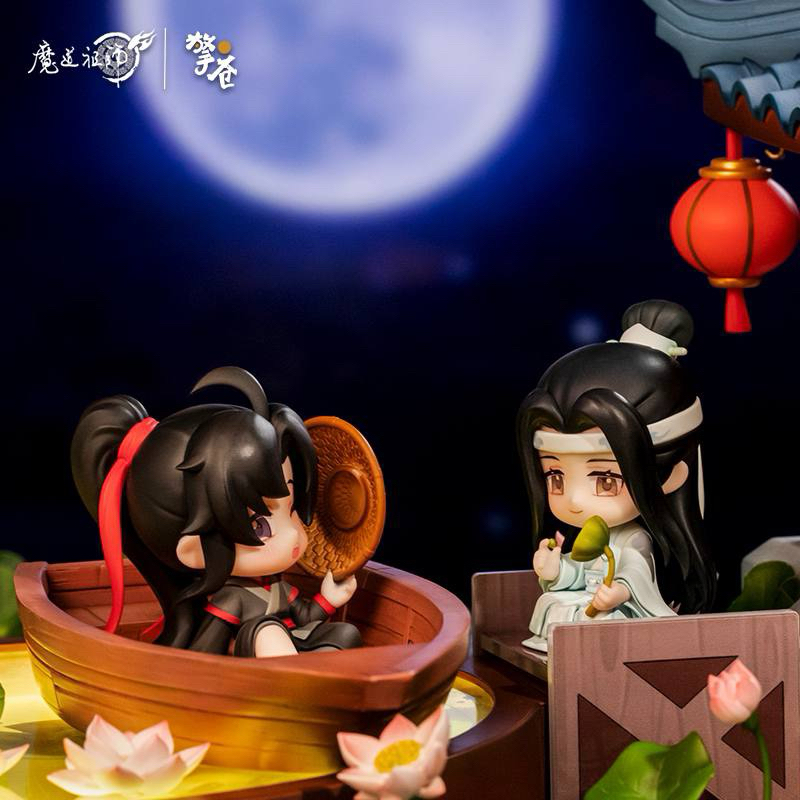[READY] MDZS Lotus Pond Figurine Set - WangXian Lan Wangji Wei Wuxian Mo Dao Zu Shi Grandmaster of D