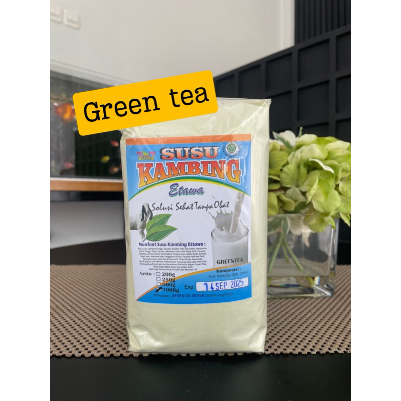 

Susu Kambing Etawa Murni Rasa Green tea