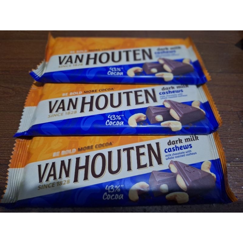 

coklat vanhouten 140 gram rasa kacang mede