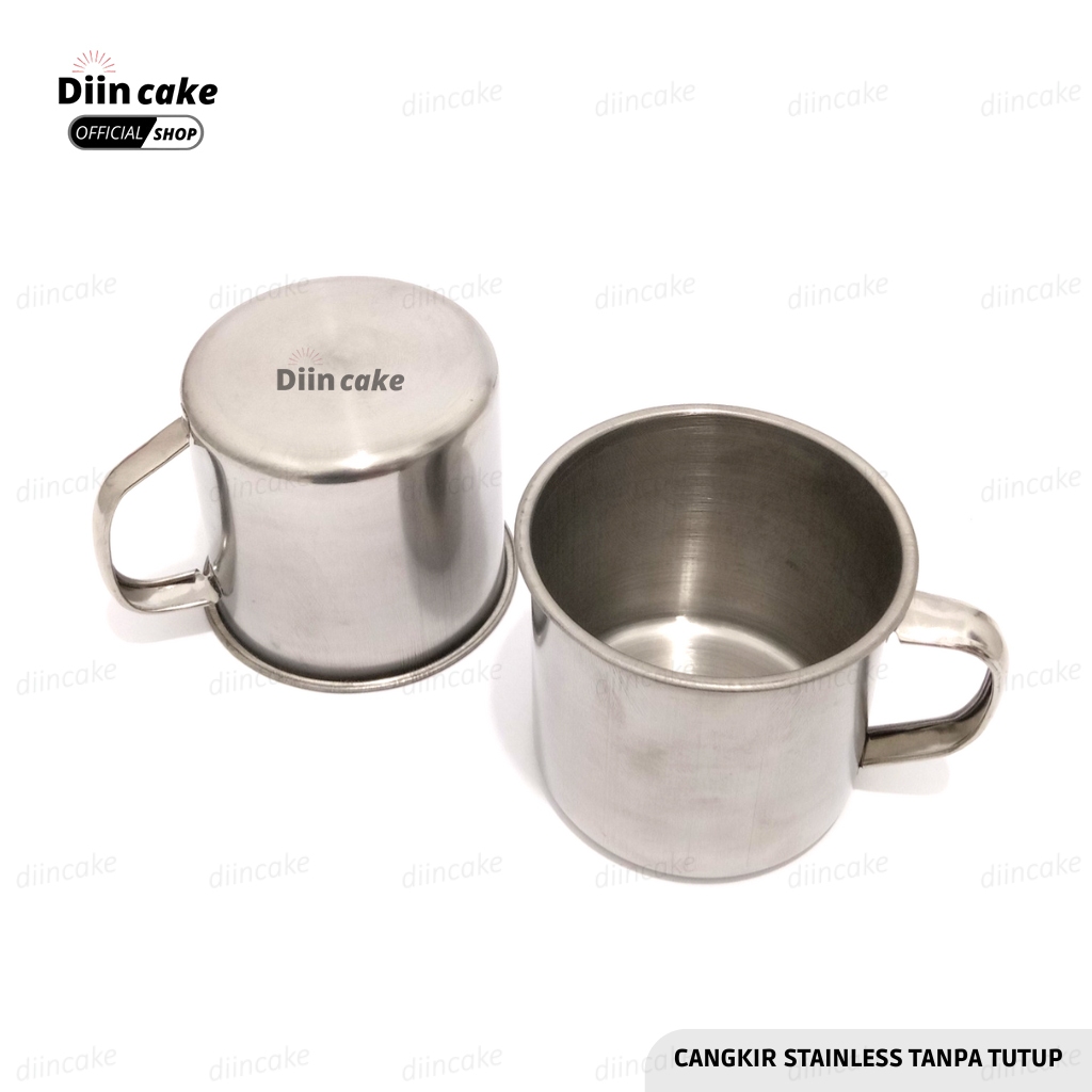 Mug / Gelas / Cangkir Kopi Stainless 7 cm