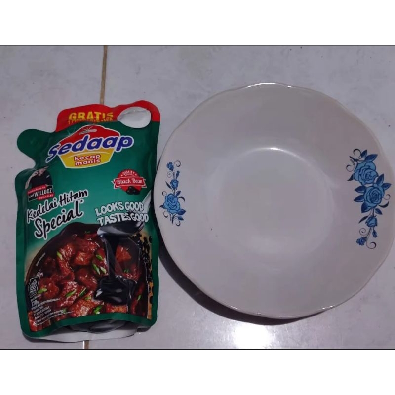 

Kecap Manis Murah Sedap kedelai hitam spesial 520 ml GRATIS piring cantik