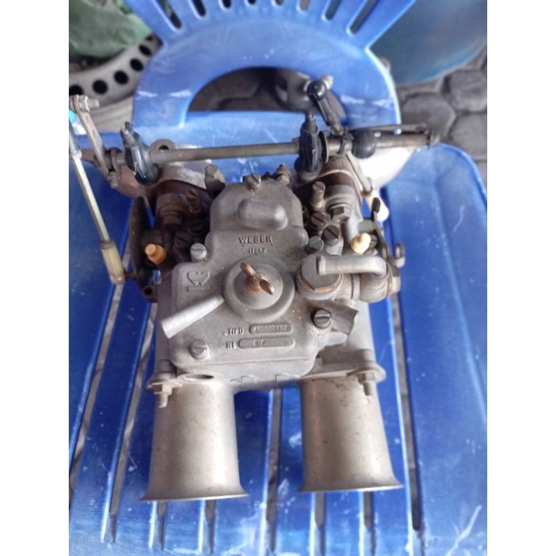 carburator weber dcoe italy 45mm 2barrel include air intake merk redline