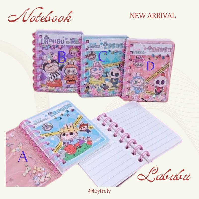 

Notebook Lucu Karakter Labubu Kuromi Melody Pom Pom Purin Hello Kitty