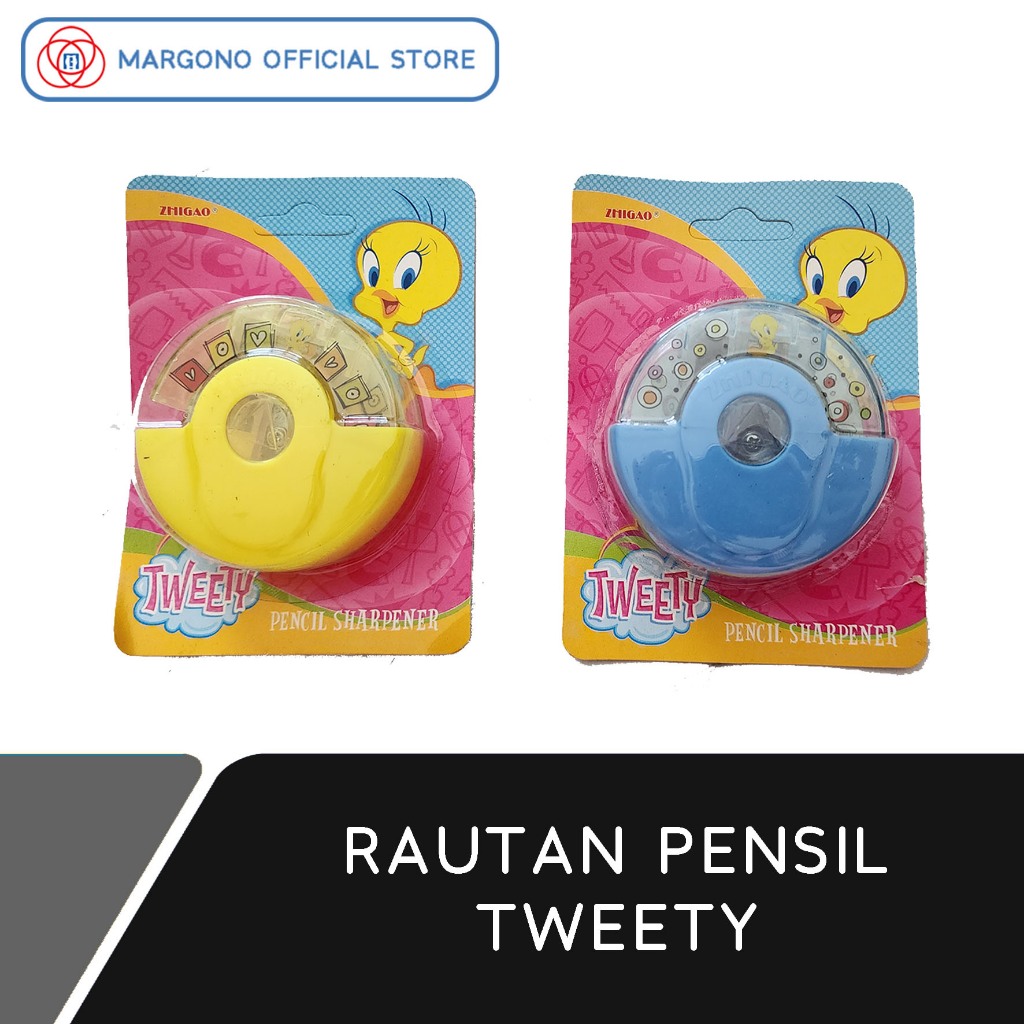 

Rautan Pensil Tweety / Pencil Sharpener Bulat 2 Lubang