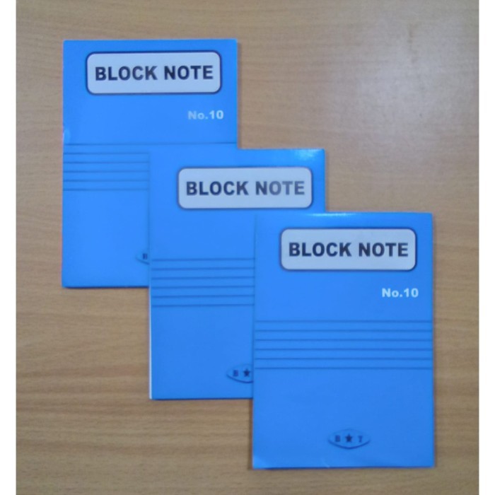 

Block Note no 10/ Notebook ukuran kecil