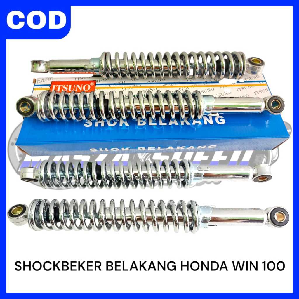 SHOCKBREAKER SHOCK SKOK BELAKANG HONDA WIN 100 CROM UKURAN 360MM