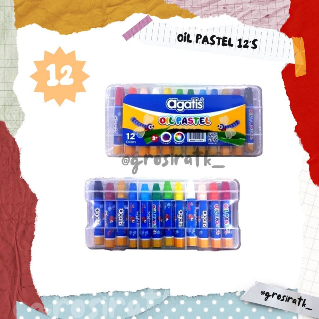 

Agatis Eco Oil Pastel 12's