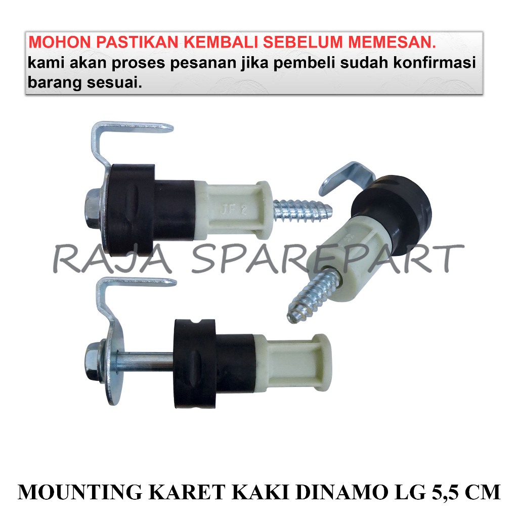MKKDL MOUNTING KAKI DINAMO MESIN CUCI/MOUNTING KARET KAKI DINAMO LG 5,5 CM