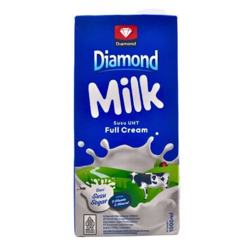 

SUSU UHT FULL CREAM DIAMOND 1L