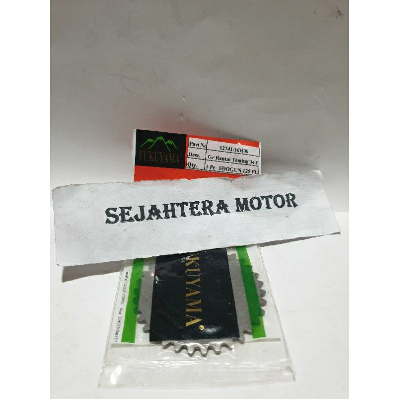 GIGI TEMENG asli FUKUYAMA untuk motor SHOGUN 125 12741-16H00