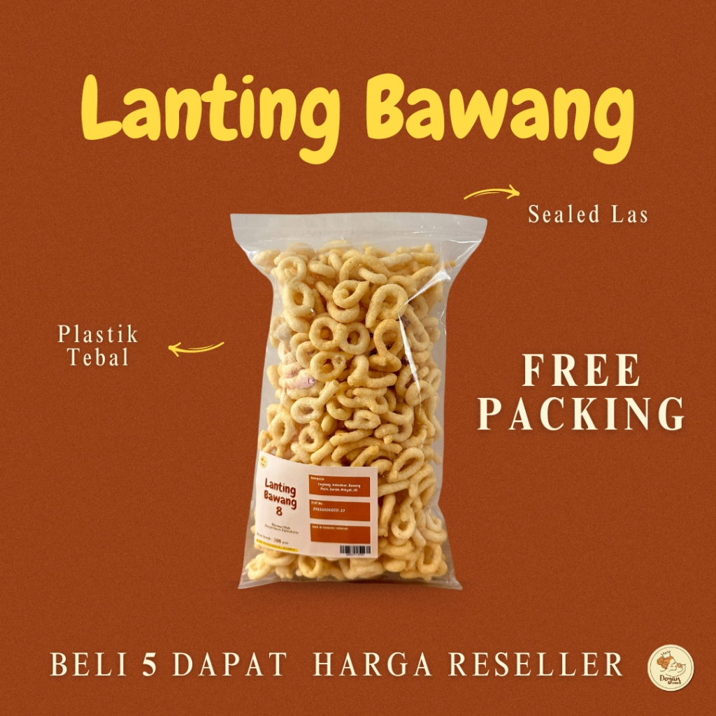 

LANTING BAWANG 8 / LANTING BAWANG GURIH PACK 300GR