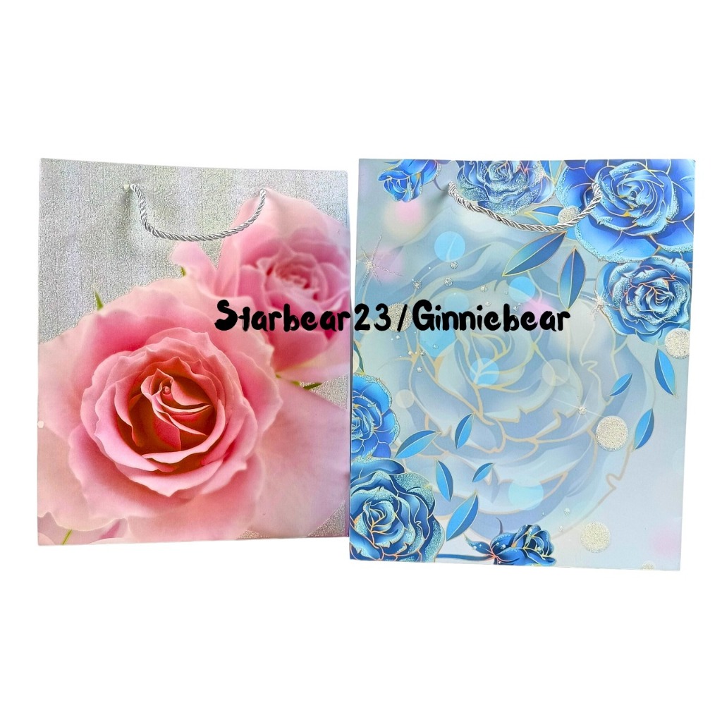 

Paperbag Glitter Romantic Rose Blossom