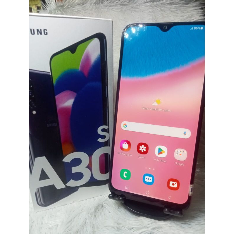 JUAL HP SECOND SAMSUNG A30s RAM 4/64 FULLSET